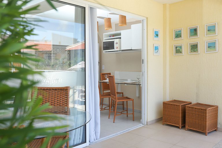 Charming flat in Pipa in front of the pool