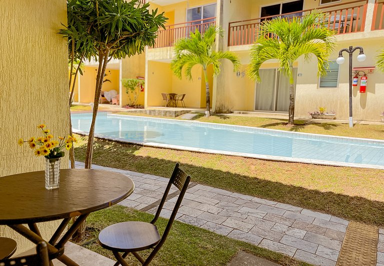 Charming flat in Pipa in front of the pool