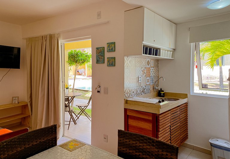 Charming flat in Pipa in front of the pool