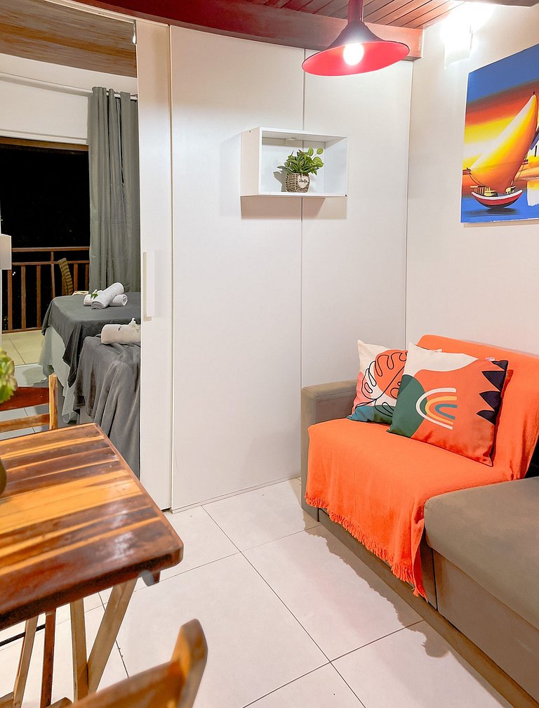 Flat 268 - Primeiro andar com mezanino e vista jardim